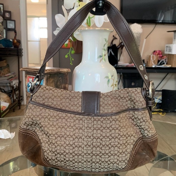 Coach Soho Signature Hobo Bag Jacquard F10926 - Picture 2 of 5